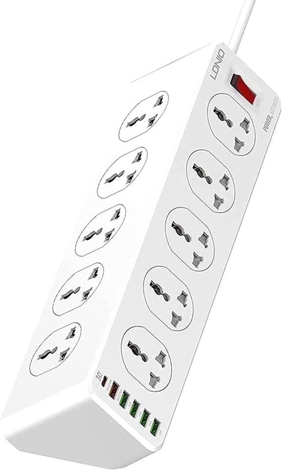 Multiprise Avec 10 Prises Universelles