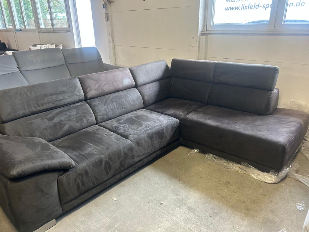 Salon cuir et tissu importés