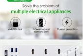 Multiprise 2en 1 / 4 ports usb- 3 prises