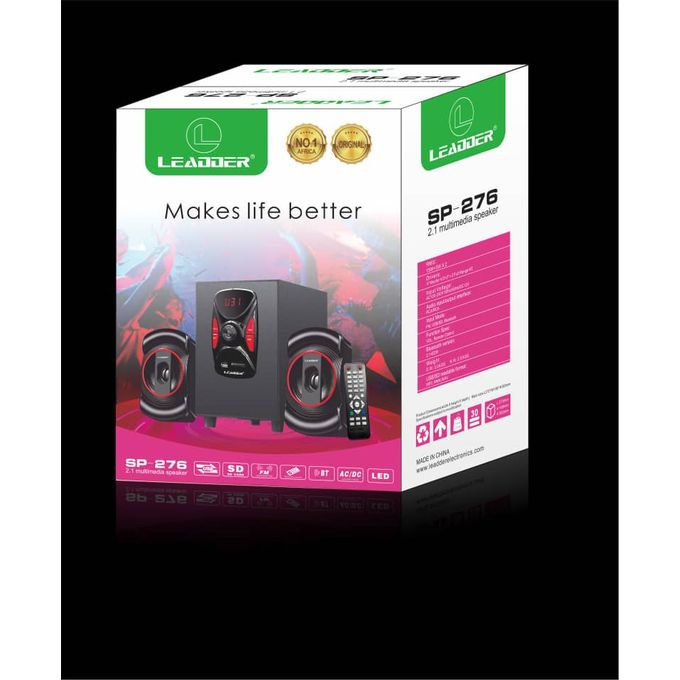 Haut-Parleur Multimédia Bluetooth Woofer Sp-276 /Mp3 /Usb/Card