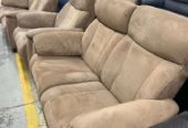 Salon cuir et tissu importés