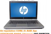 destockage hp elitebook 8470P core i5 RAM 8GO +225 0747912023