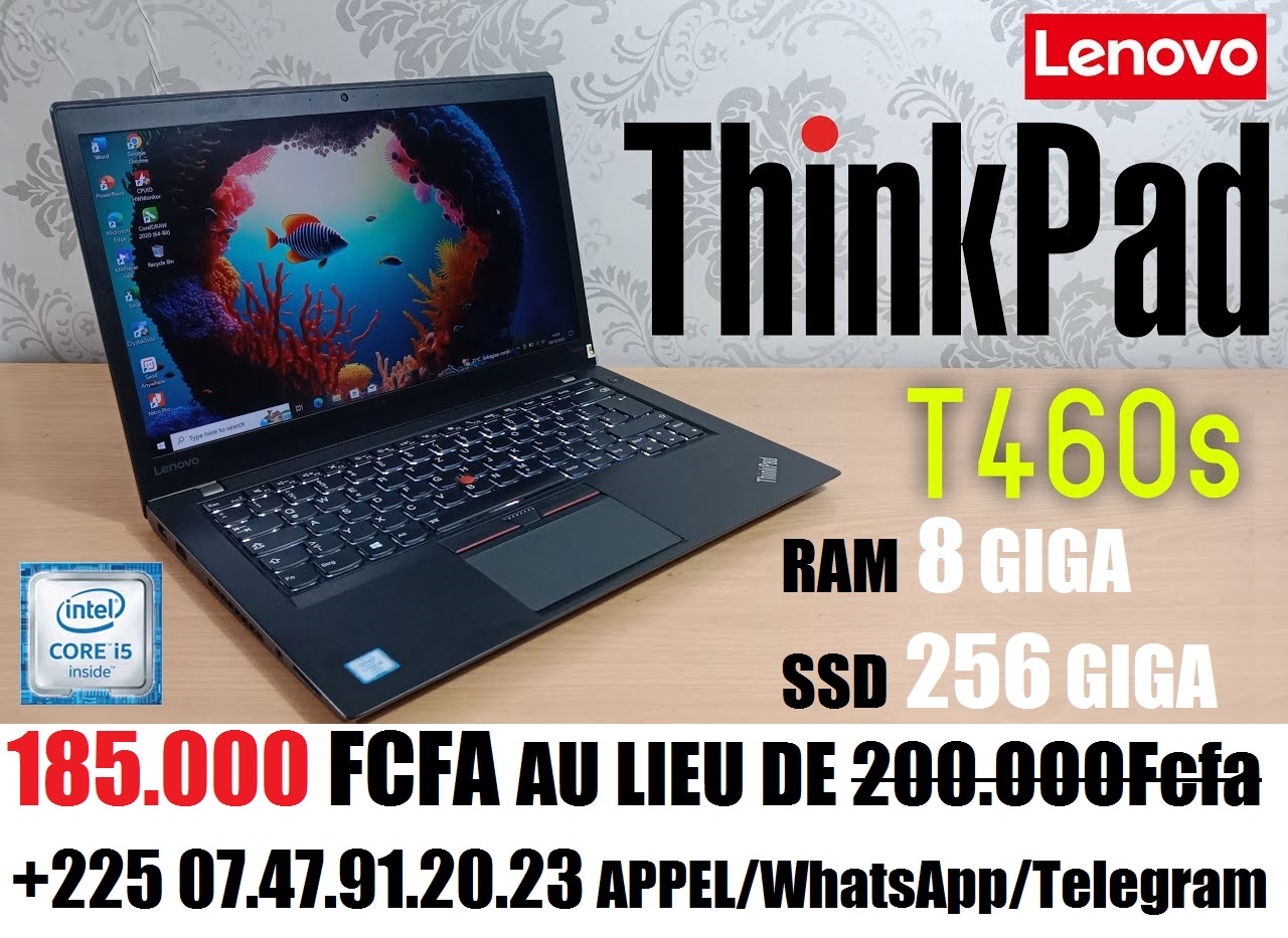 LENOVO THINKPAD CORE i5 -6eGEN RAM 8GIGA +225 0747912023