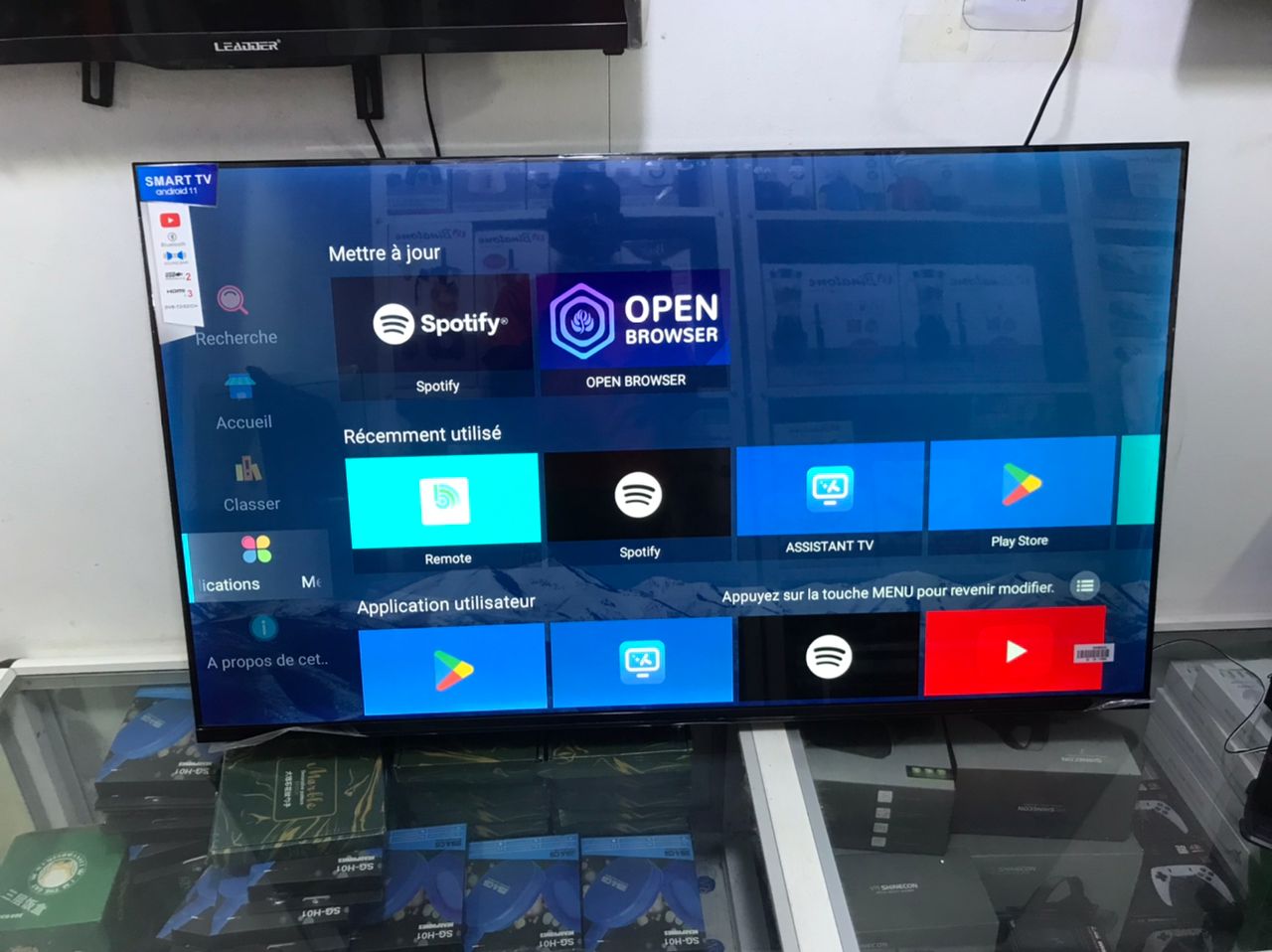 TV LEADDER 55 pouces Android UHD/4K – Android version 11