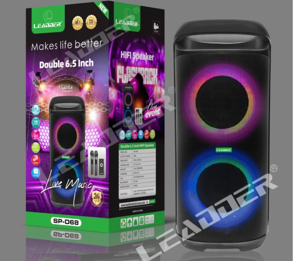 Double haut-parleur HIFI de 6,5 pouces- Leadder