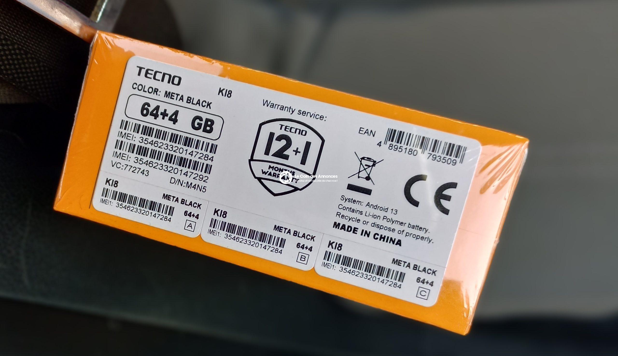 Techno spark 10 5G 64G/4G 92mil