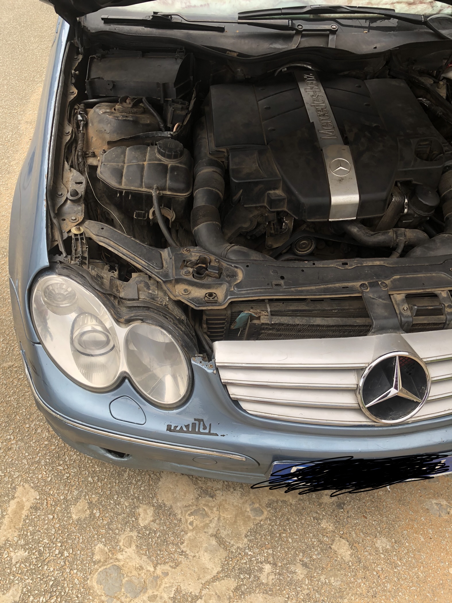 Voiture clk320 en vente