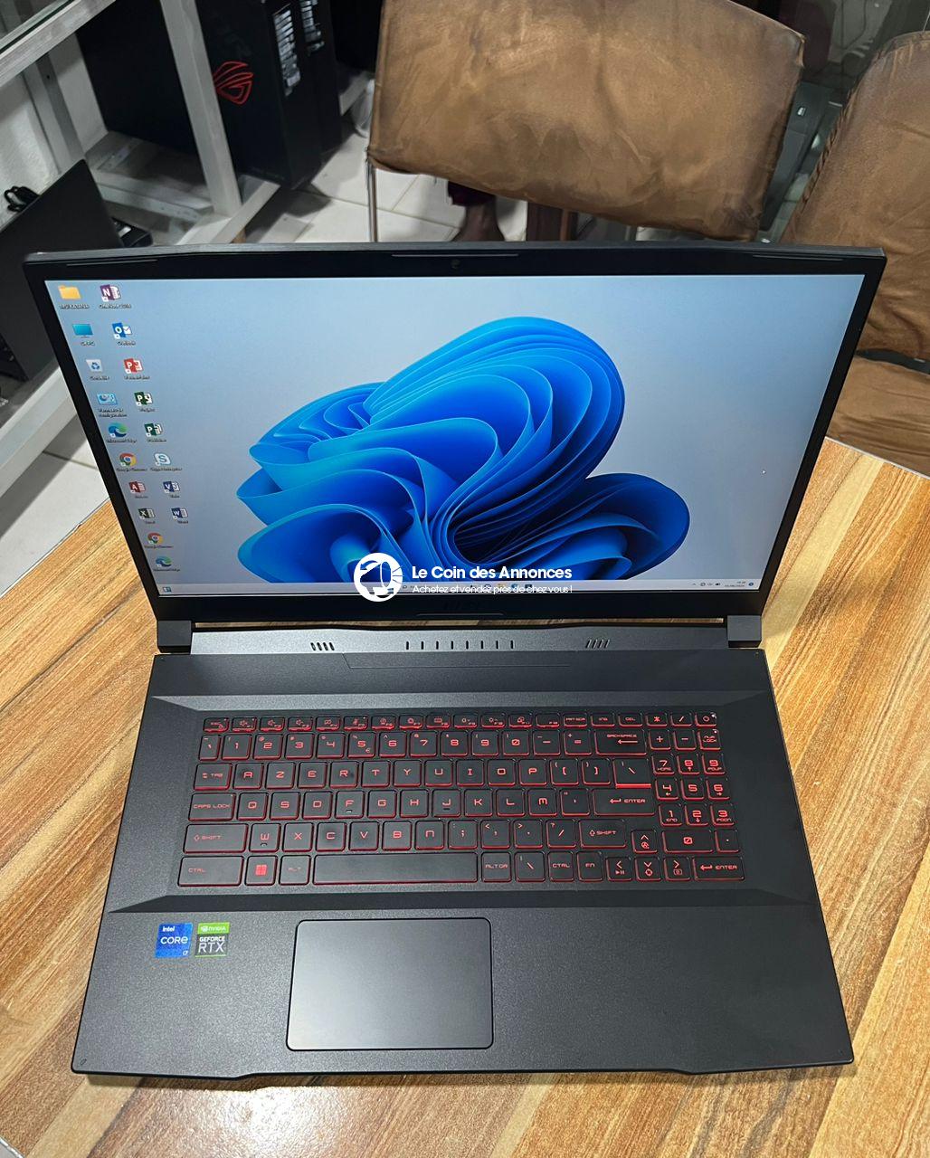 PC Gamers Programmeurs MSI Katana GF76 Core i7 11th Génération