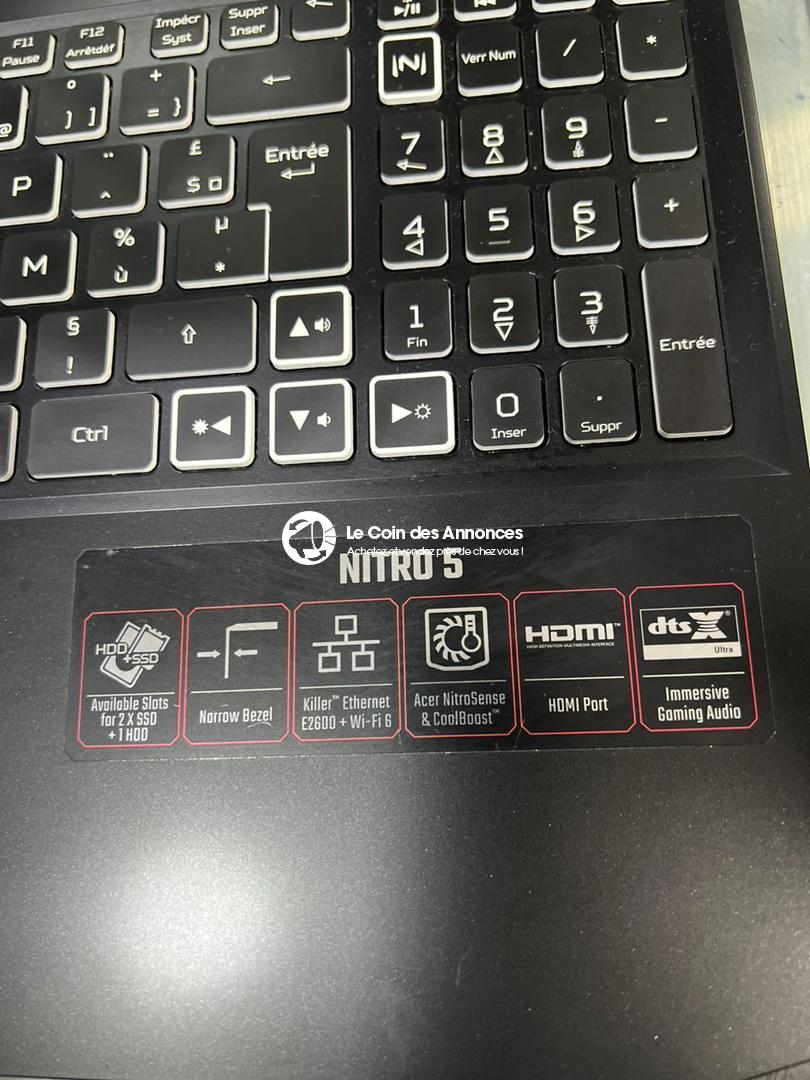 PC Gamers Programmeurs Acer Nitro AN515 Core i5 10th génération