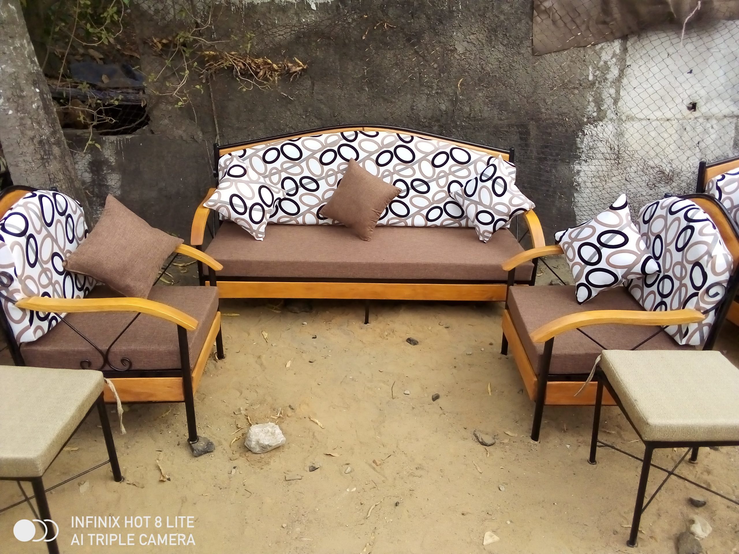 Fauteuil en fer forgé