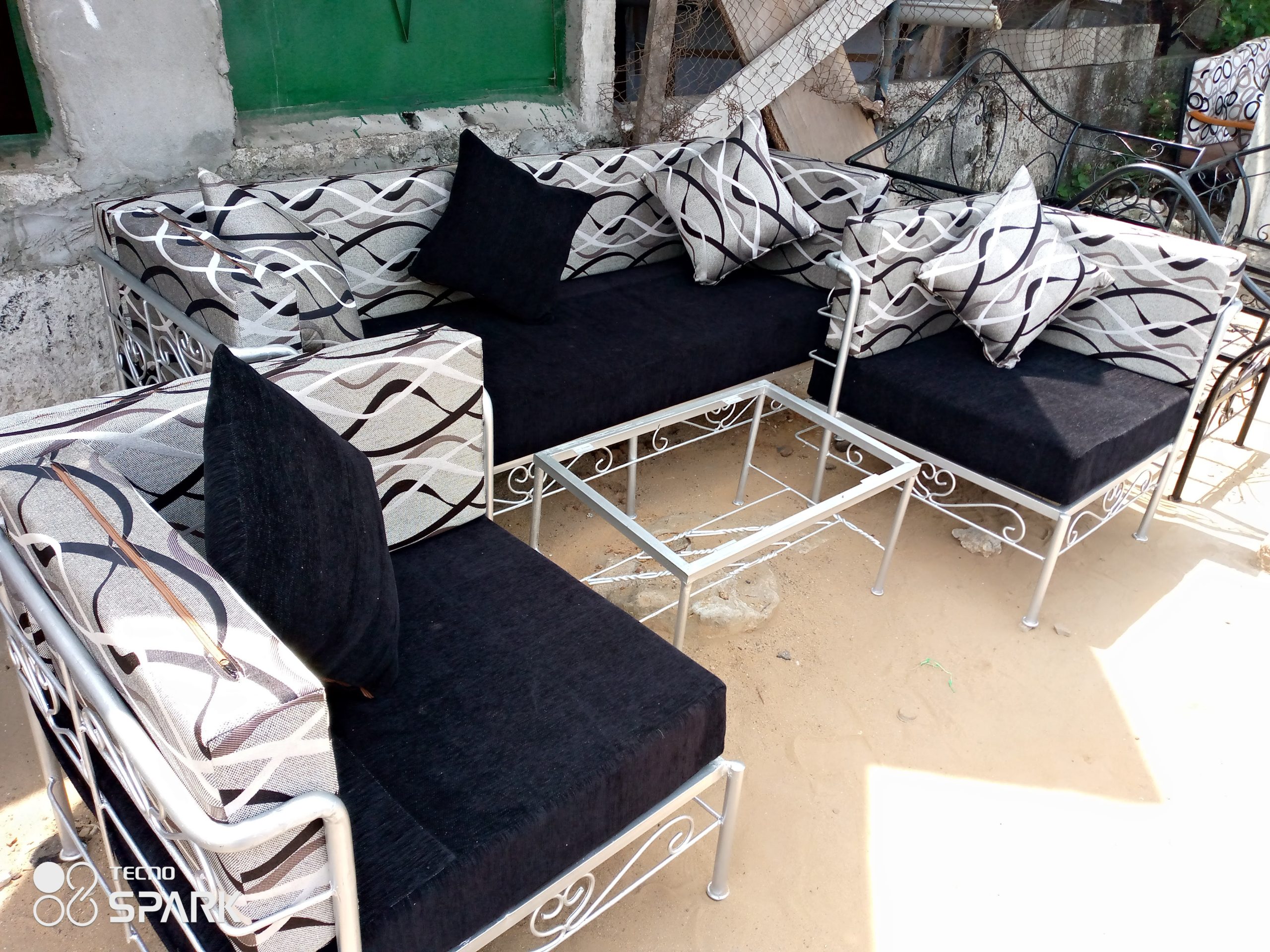 Fauteuil en fer forgé