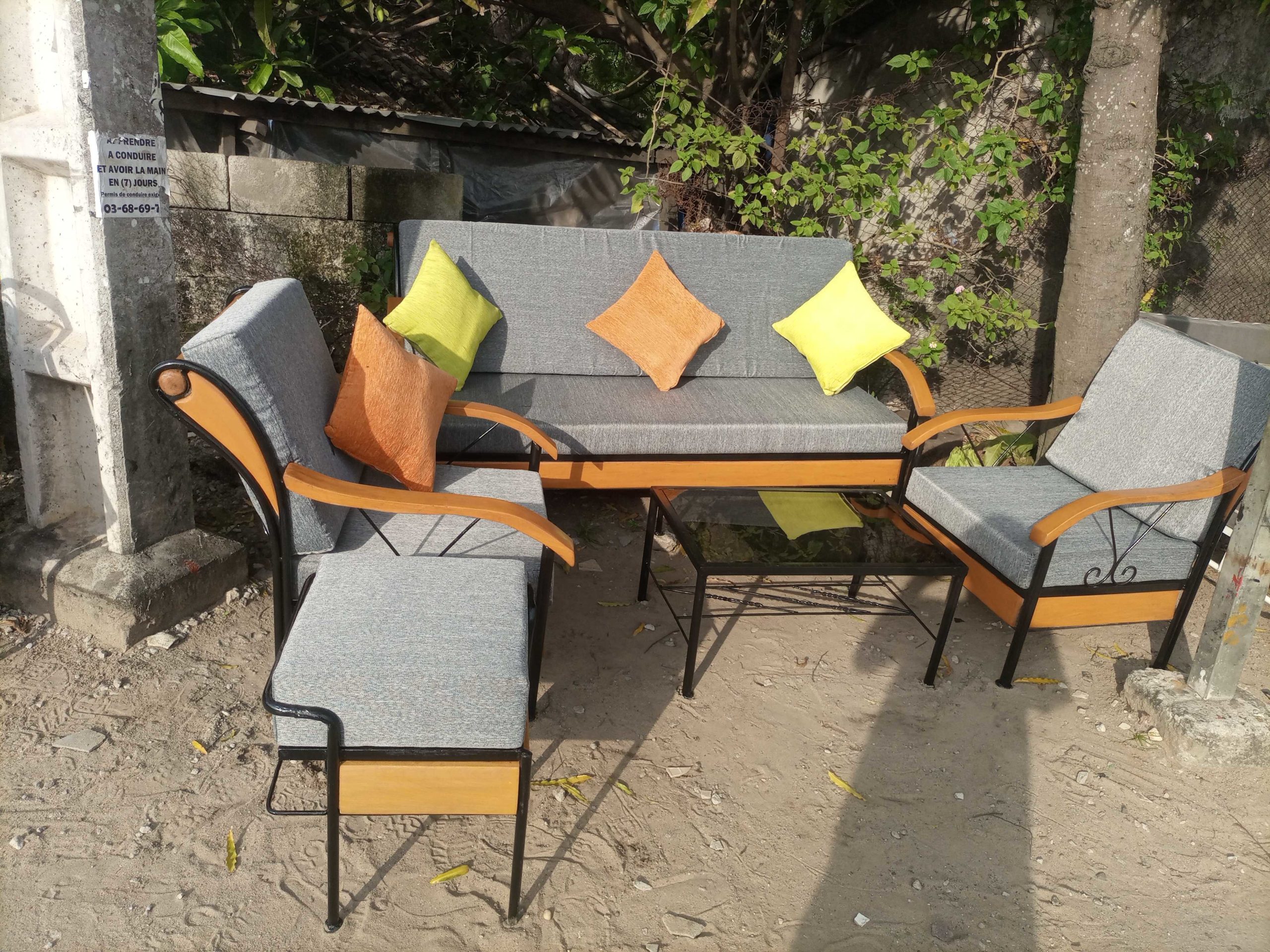 Fauteuil en fer forgé