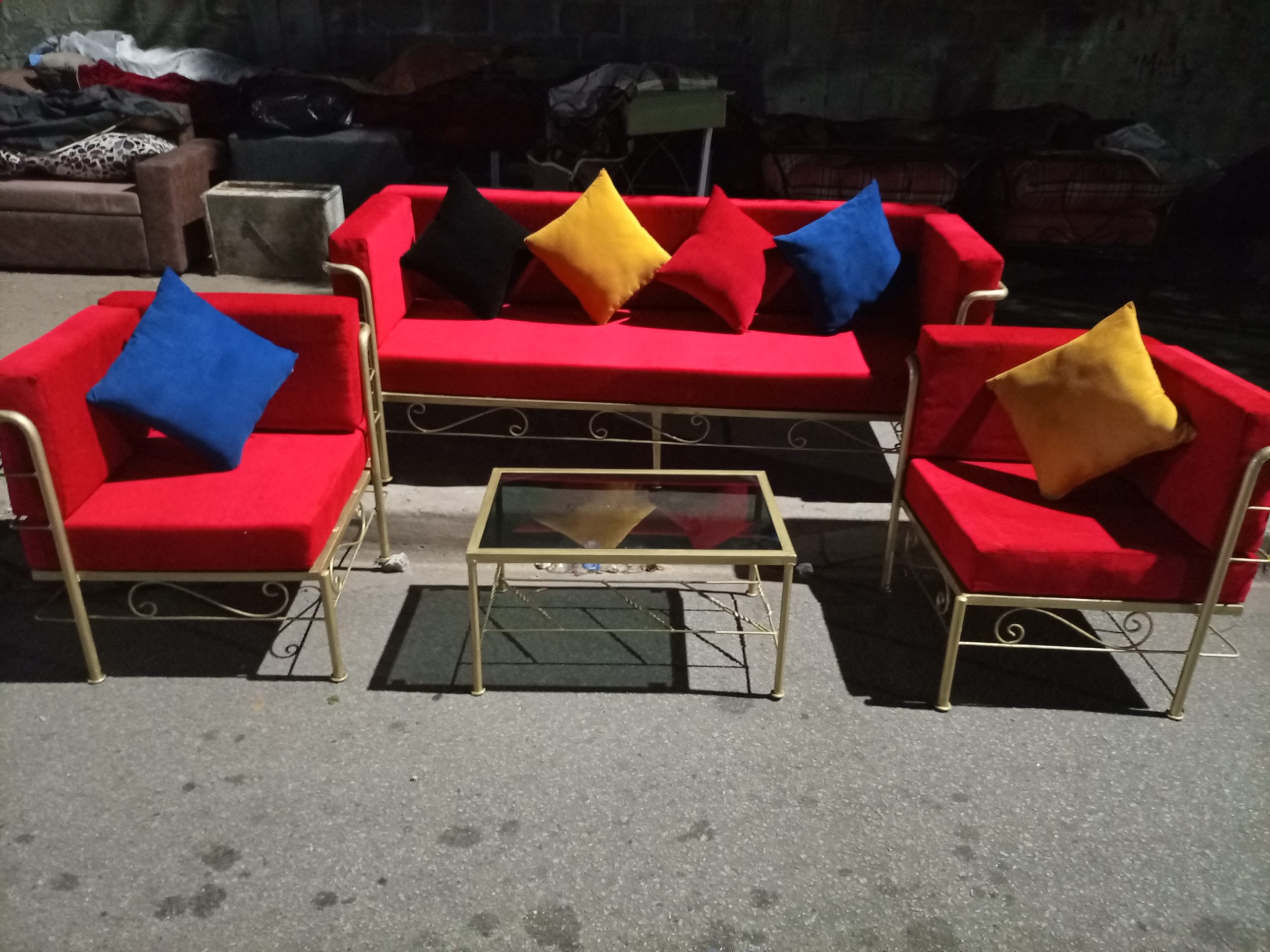 Fauteuil en fer forgé