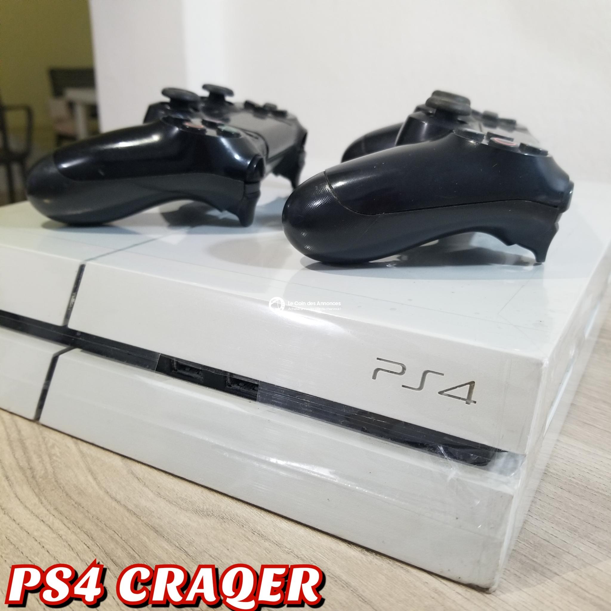 PS4-FAT CRAQER+ 2MANETTES
