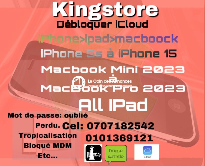 Deblocage code android et icloud iphone