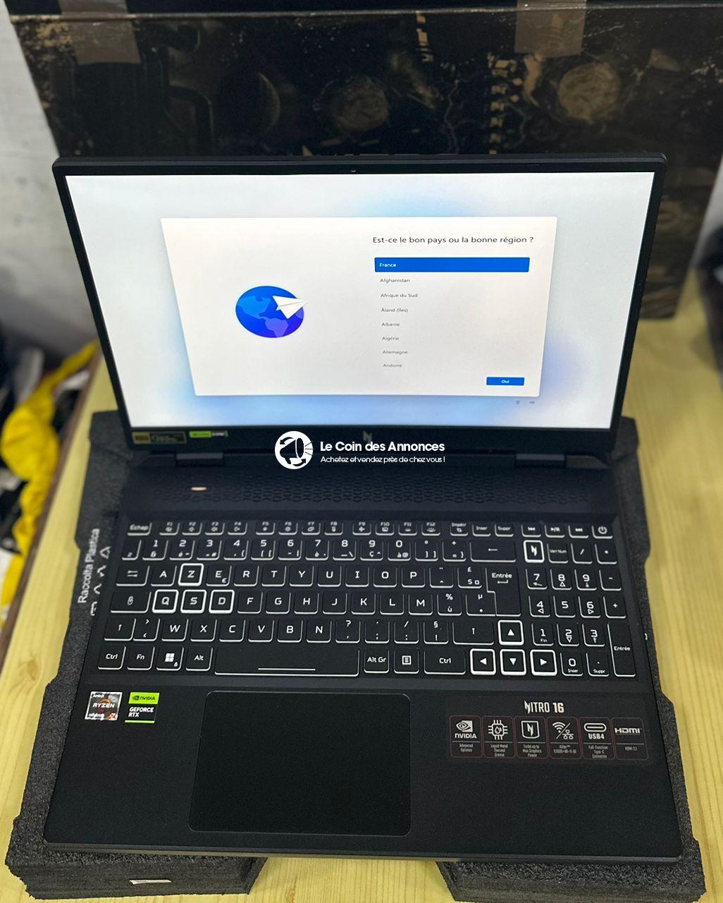 PC Gamers, Programmeurs, Architecture, Multimédia, Acer Nitro AN16-41 Ryzen 7