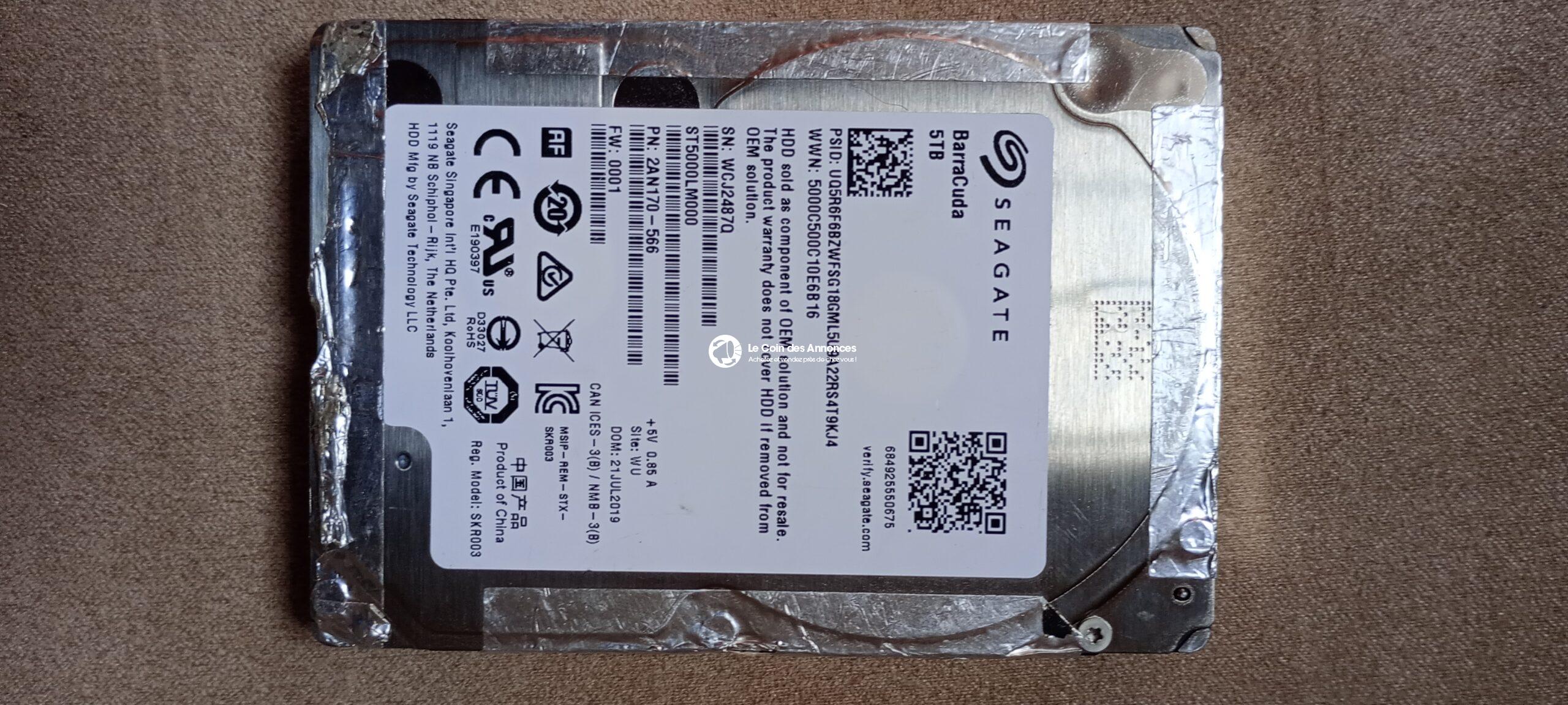 HDD – Seagate BarraCuda, 5 TB