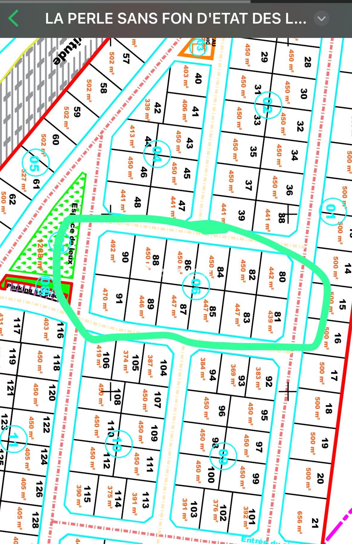 Terrain disponible avec ACD à Assinie