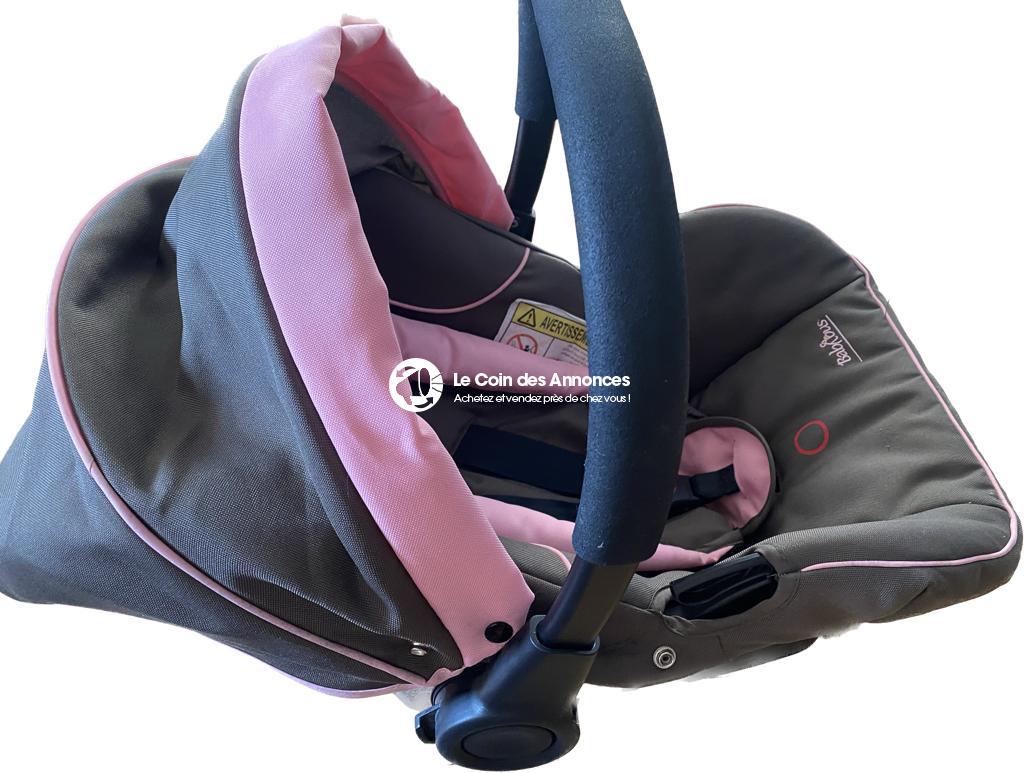 Siège auto rose bébé