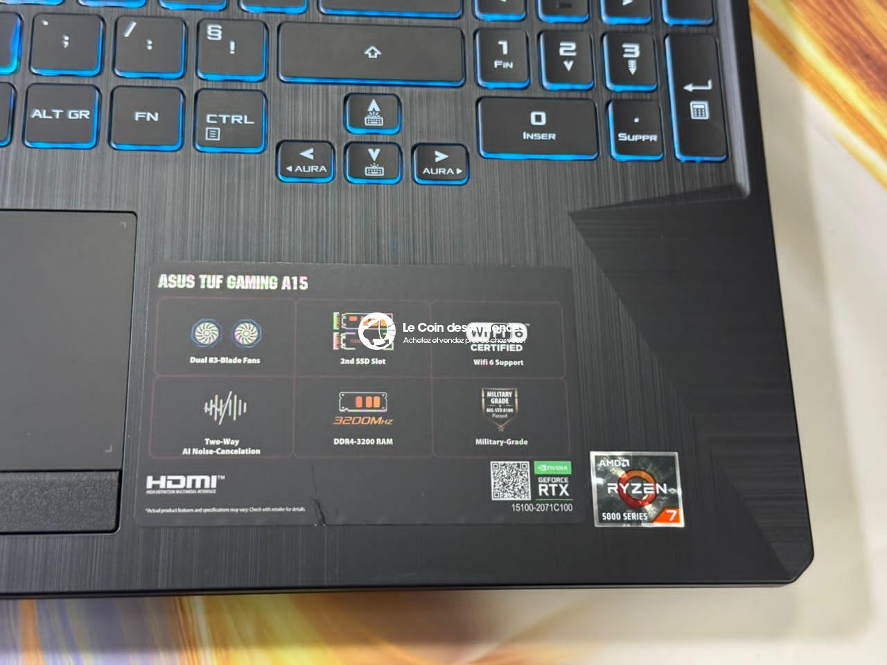 PC Gamers, Programmeurs, Architecture, Multimédia,Asus Tuf Ryzen 7