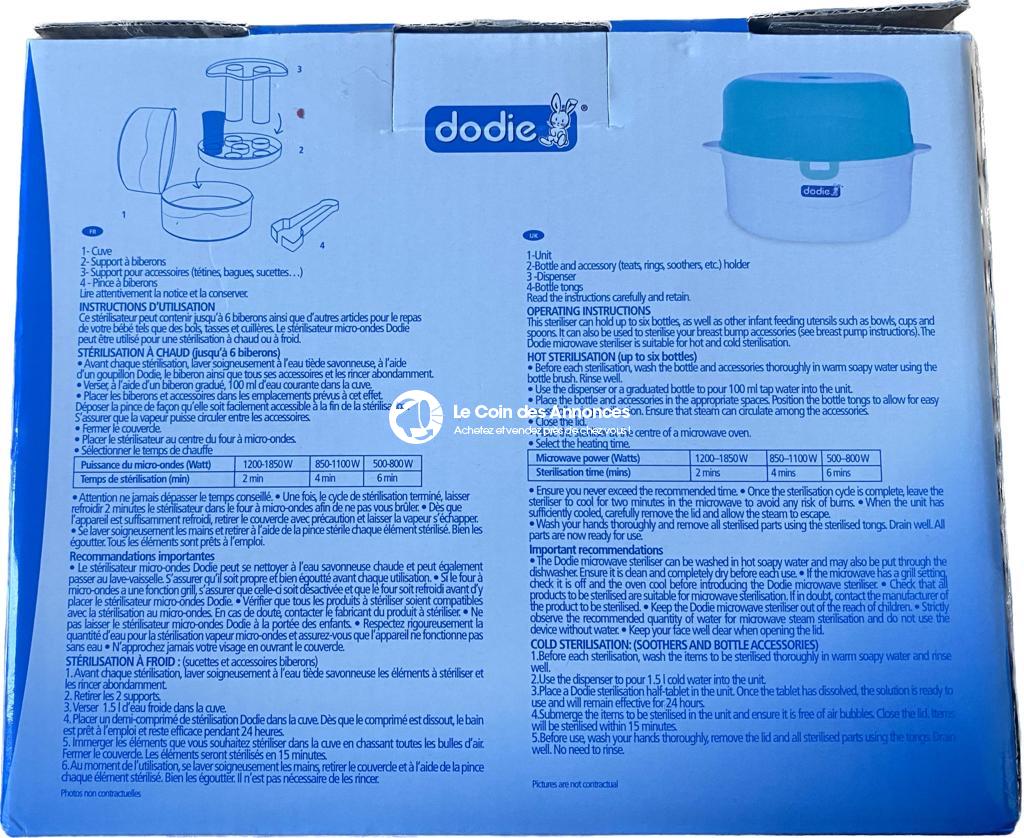 Stérilisateur biberons micro-ondes