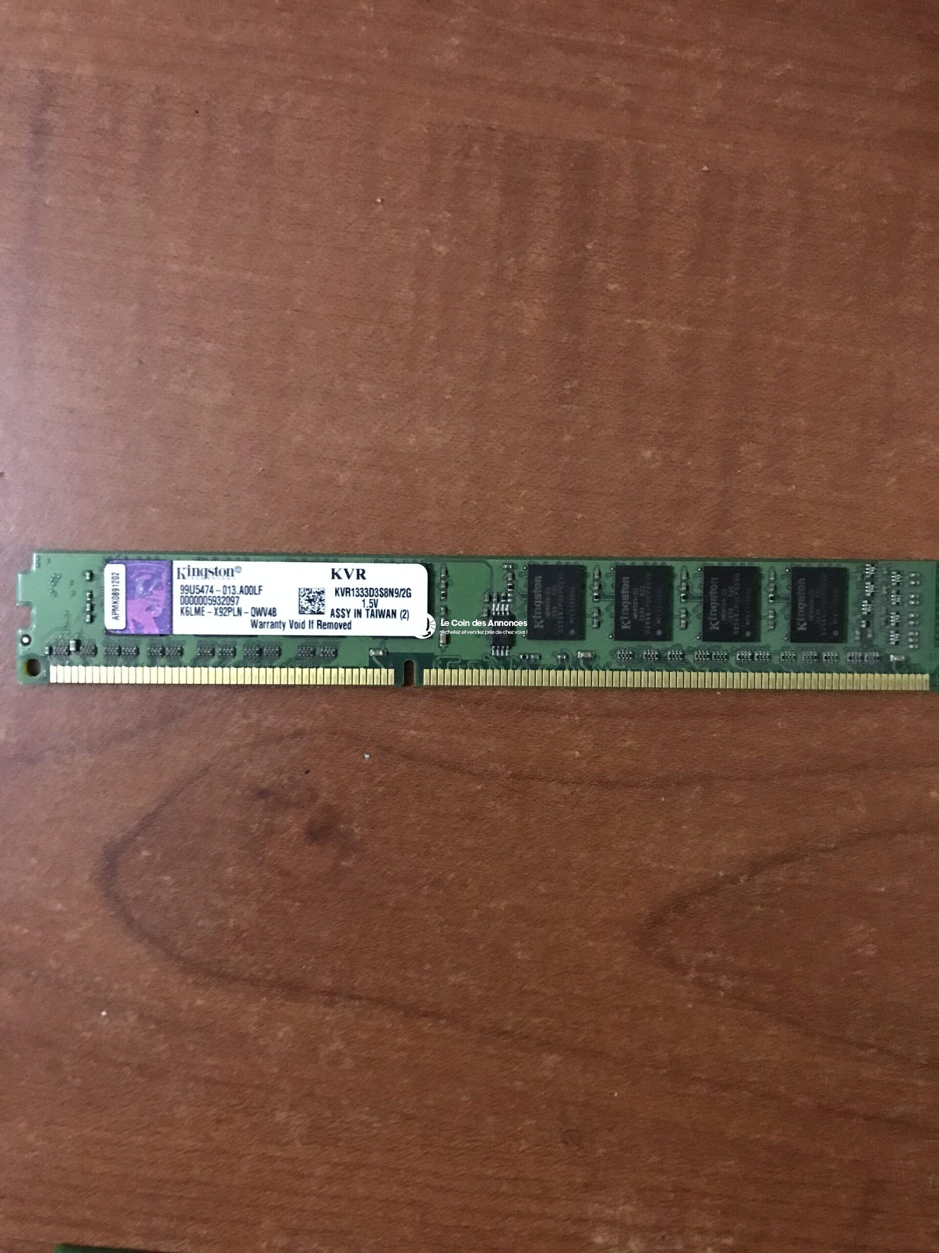 Barrette RAM 2 Gb DDR3 1333 MHZ