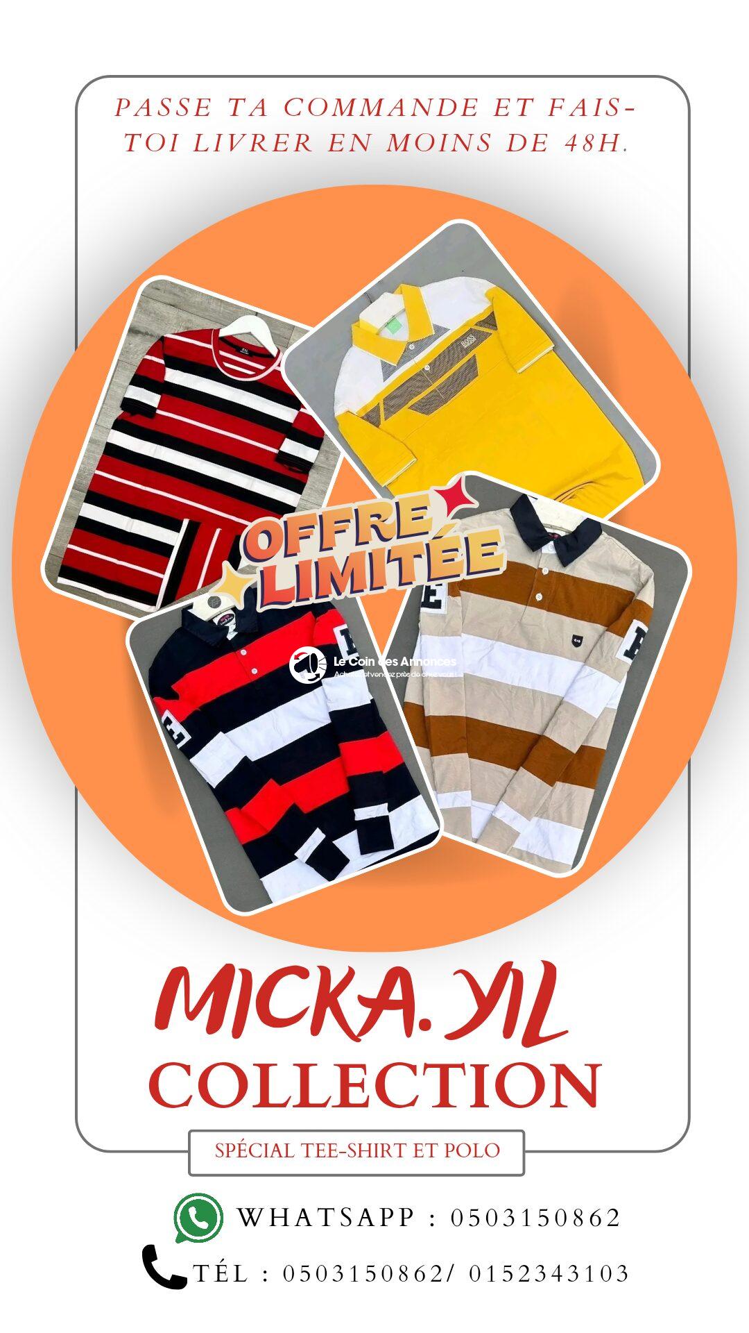 VENTE de Tee-shirts et Polos en coton. Toutes tailles.