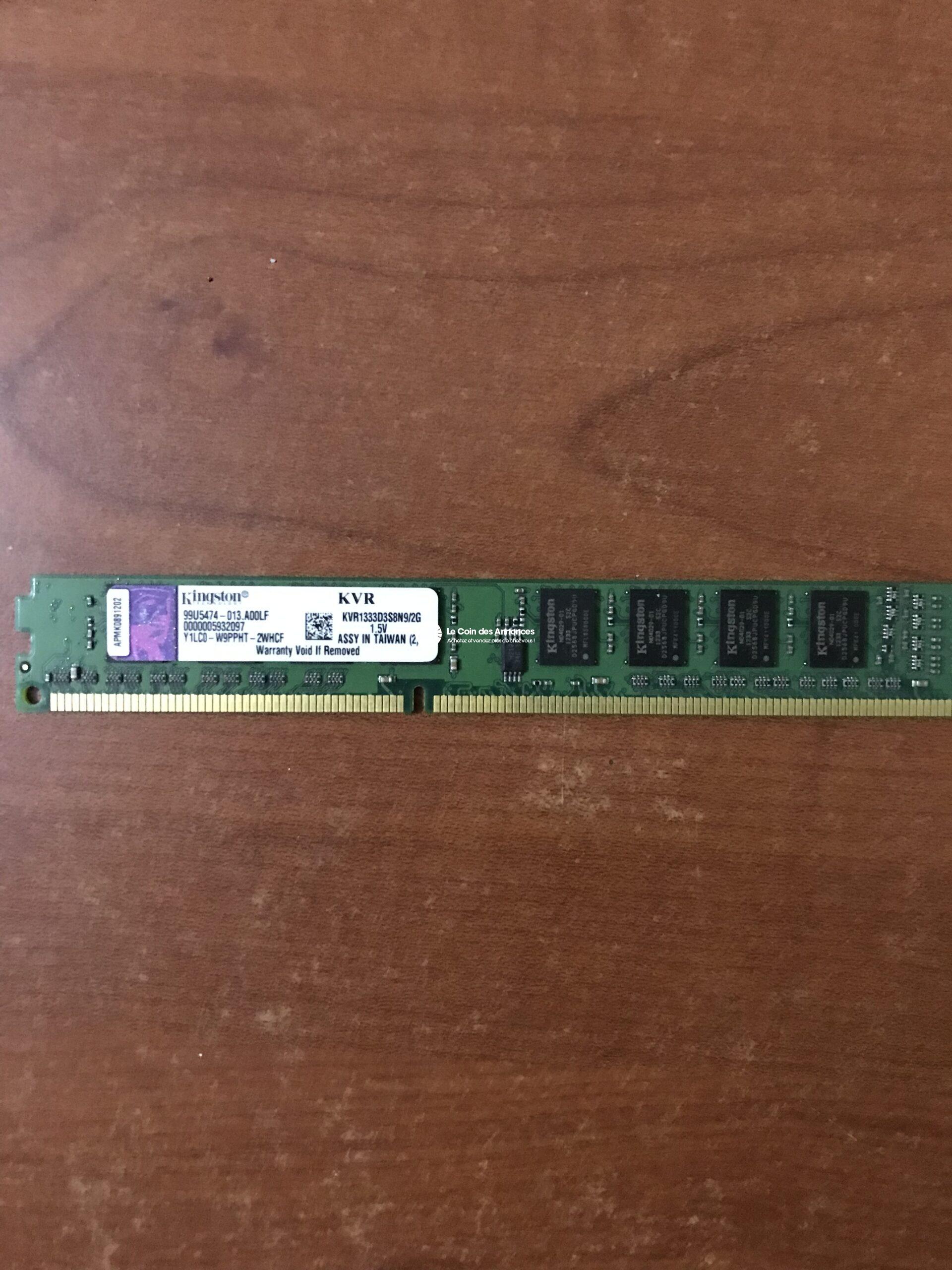 Barrette RAM 2 Gb DDR3 1333 MHZ