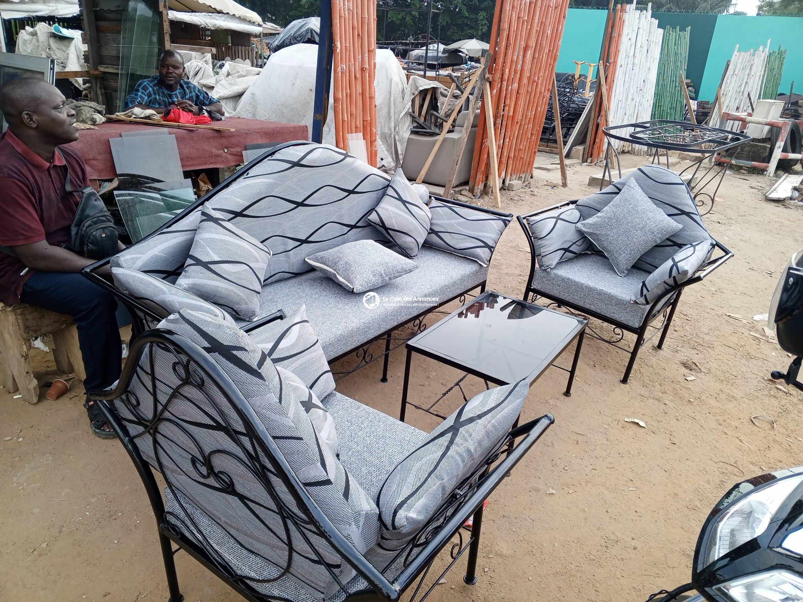 Fauteuil en fer forgé