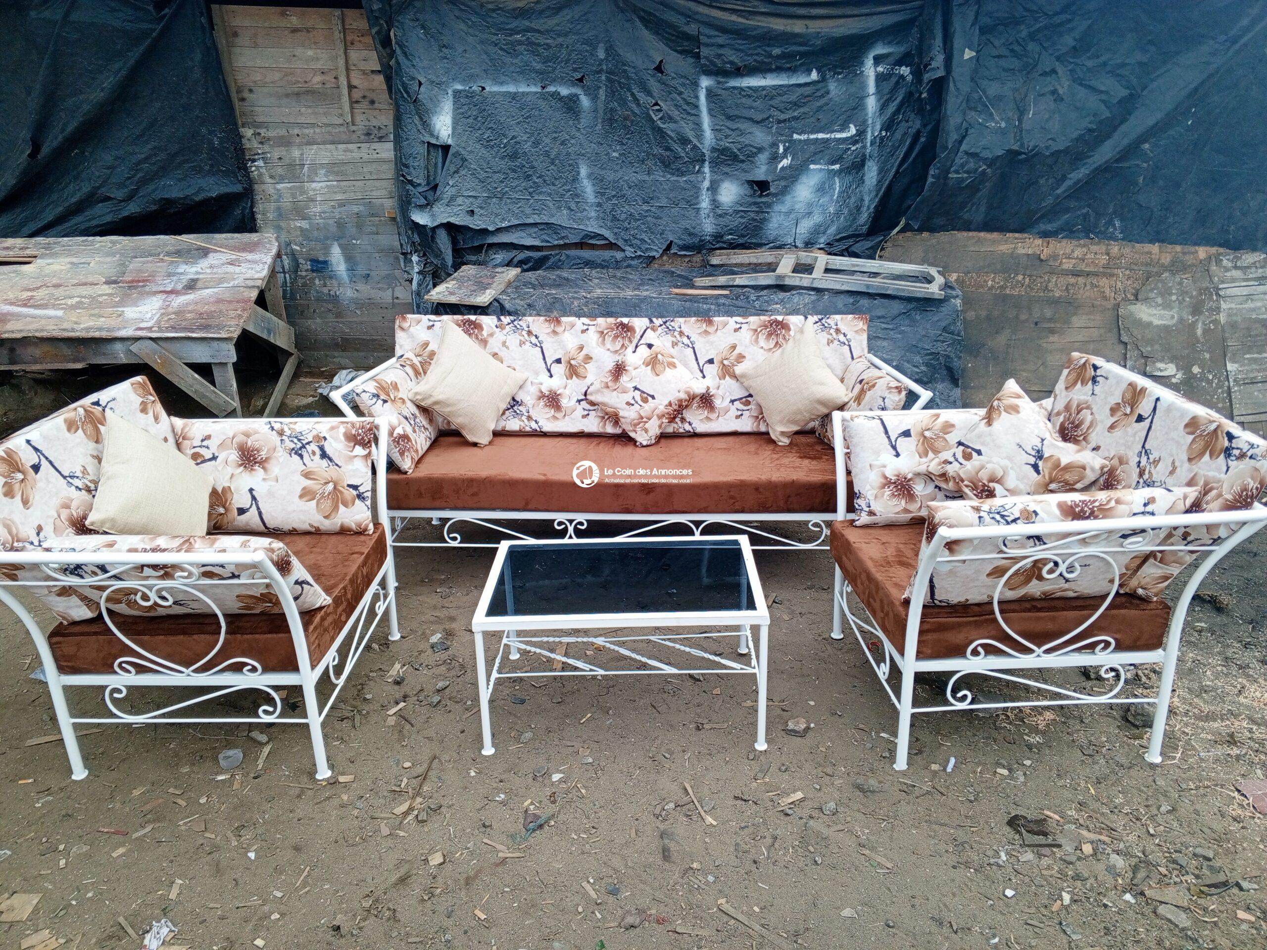 Fauteuil en fer forgé