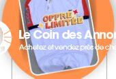 VENTE de Tee-shirts et Polos en coton. Toutes tailles.
