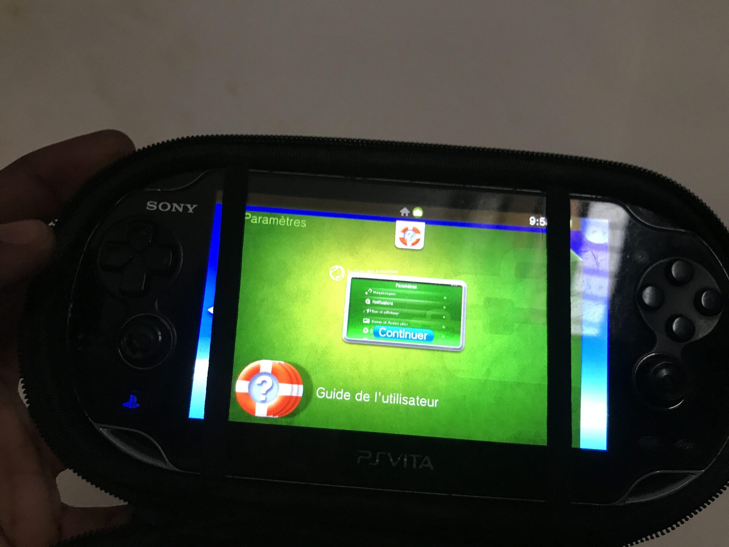 Pas Vita bien en forme rien à signaler avec la mémoire 32gigas