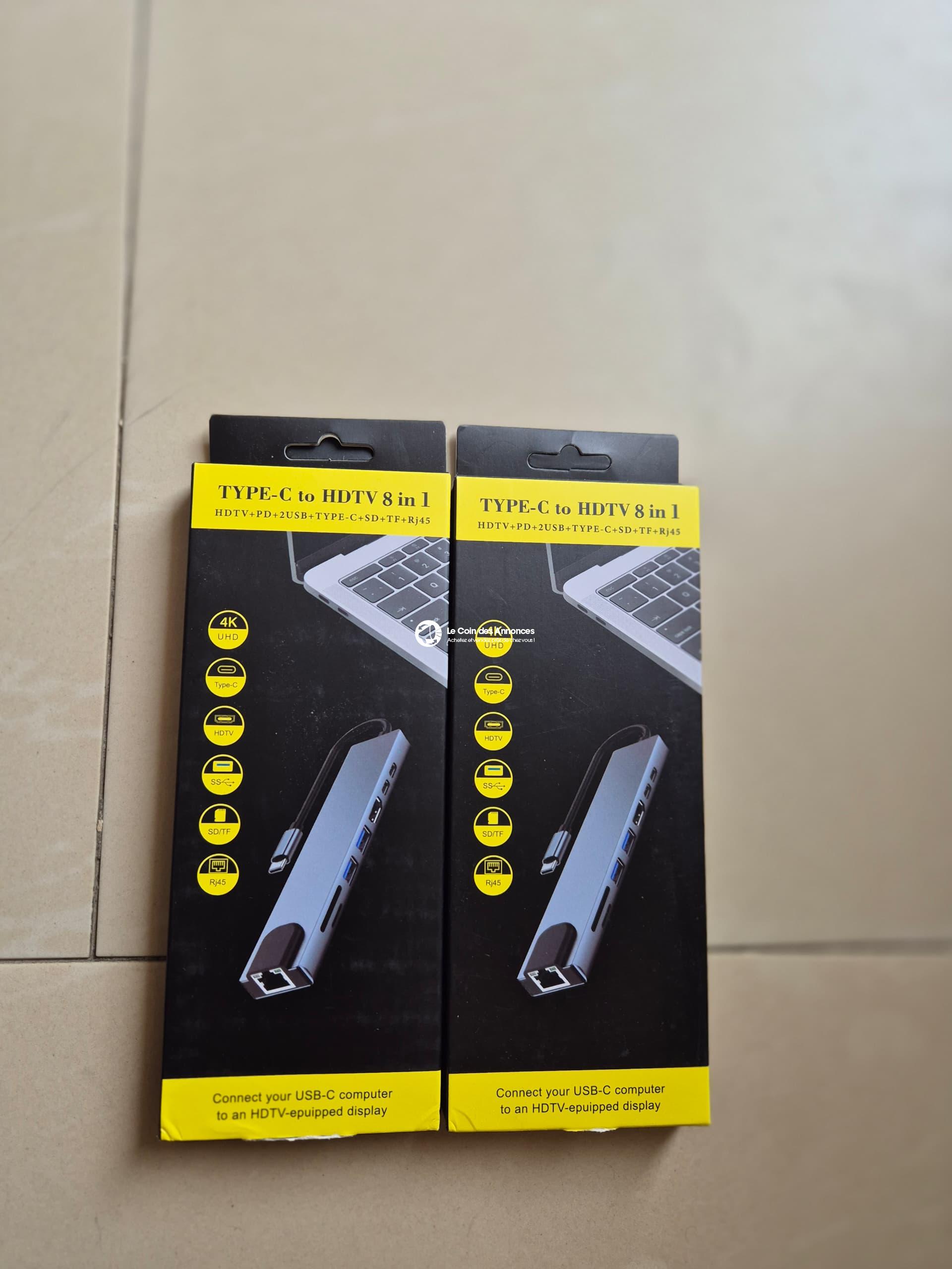 HUB USB HAUTE VITESSE 3.0 POUR ORDINATEUR ET CONSOLE