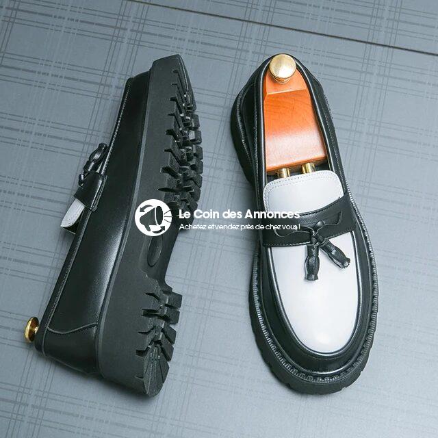 Mocassins à grosse semelle