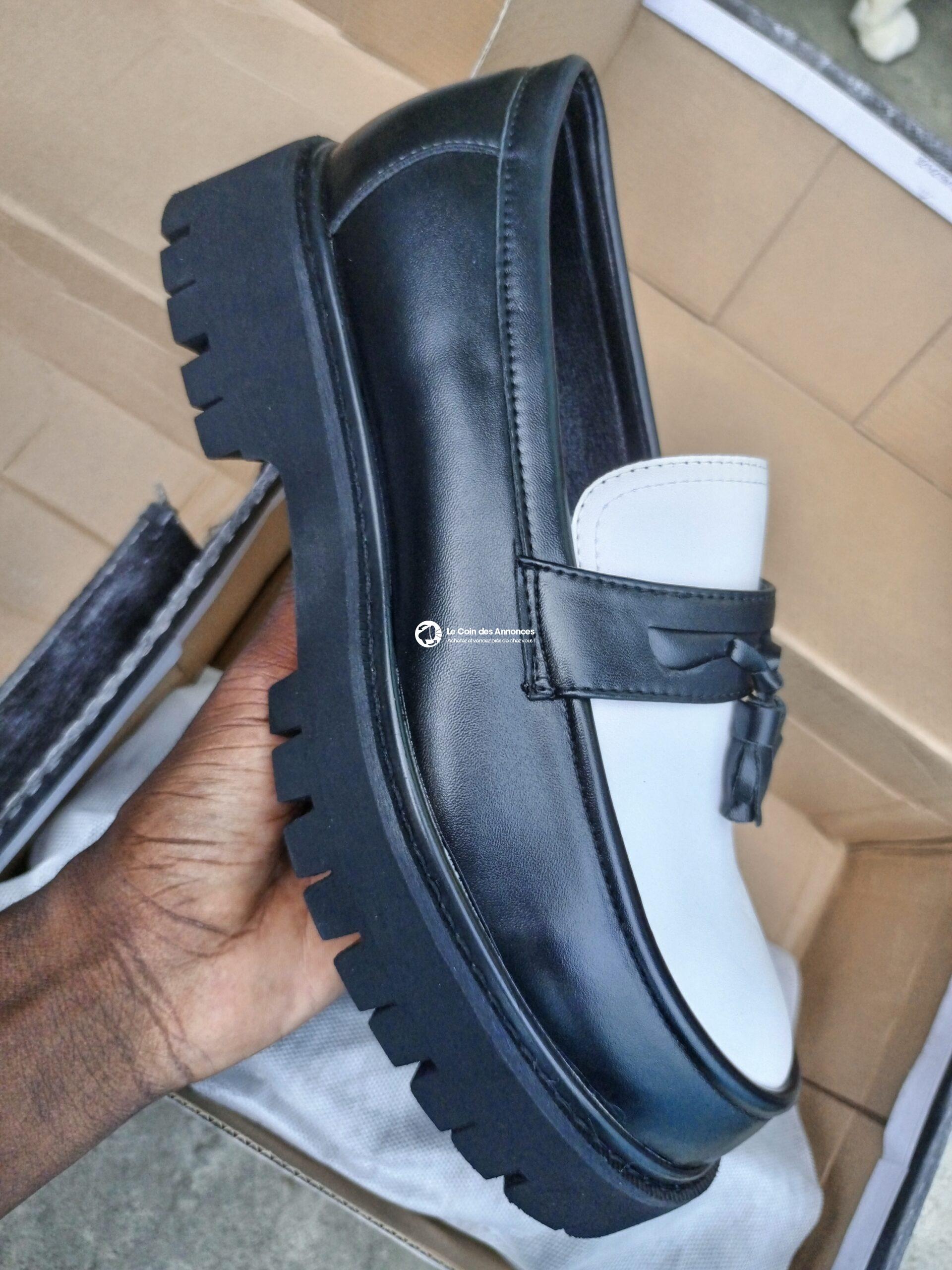 Mocassins à grosse semelle