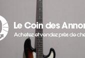 Guitare Basse (Fender) + Ampli (Roland) + Housse offerte