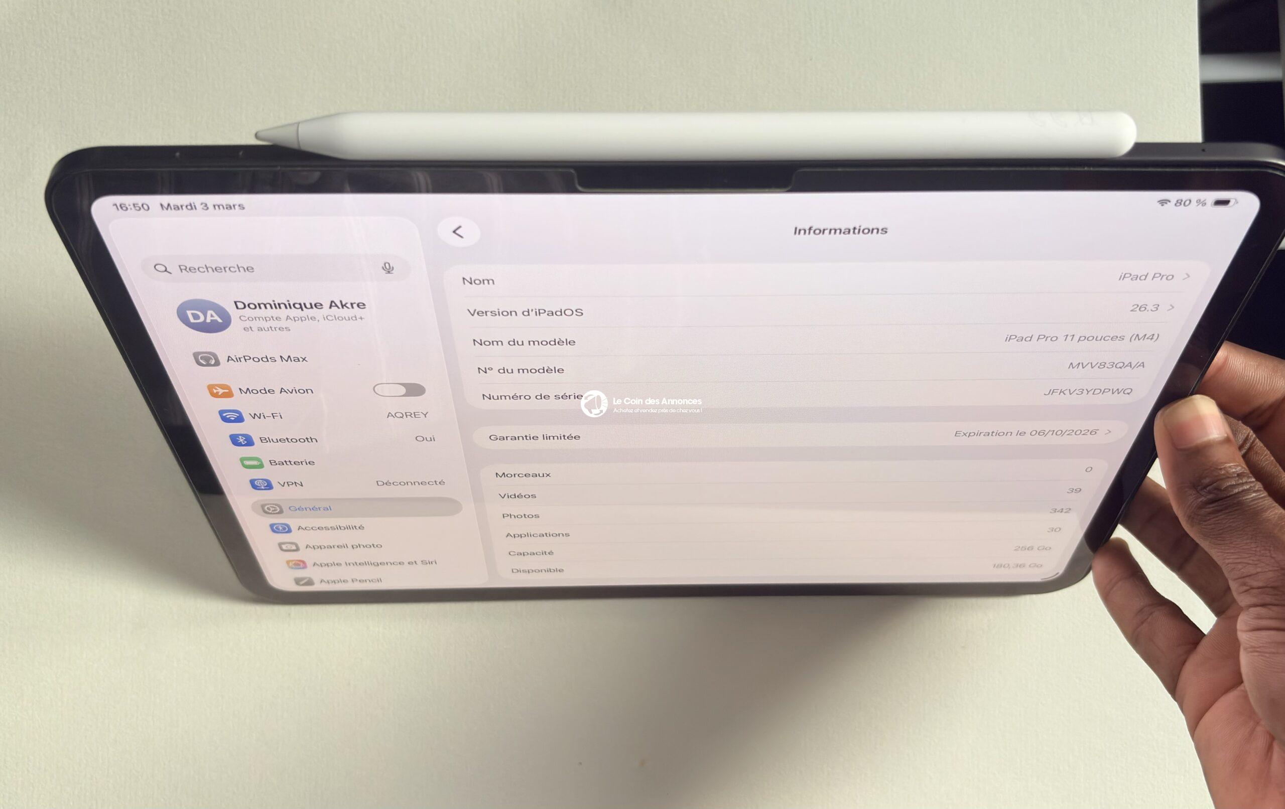 IPAD PRO M4 2025 256 GIGA