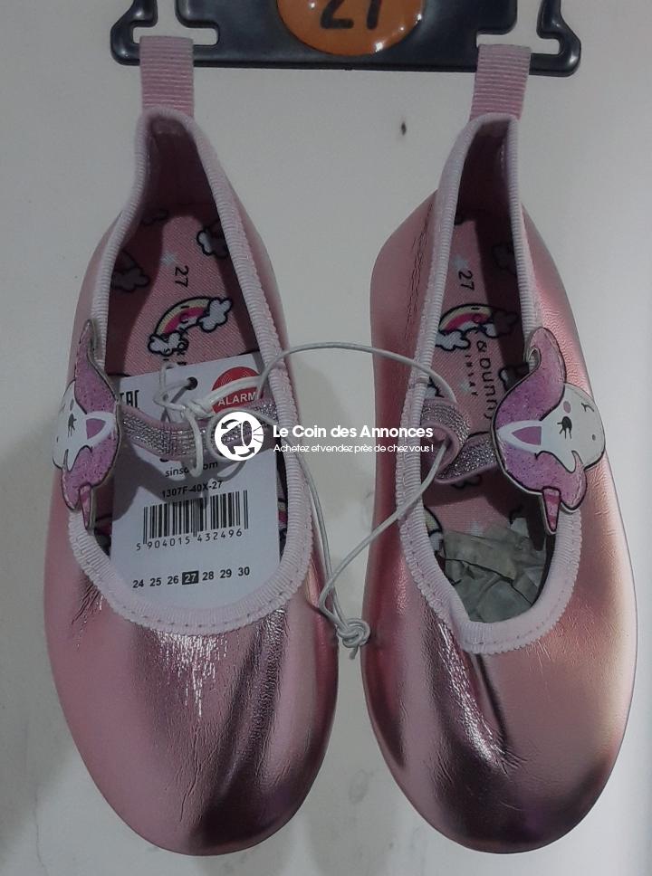 Ballerines pour enfants pointure 27 et 26 disponibles
