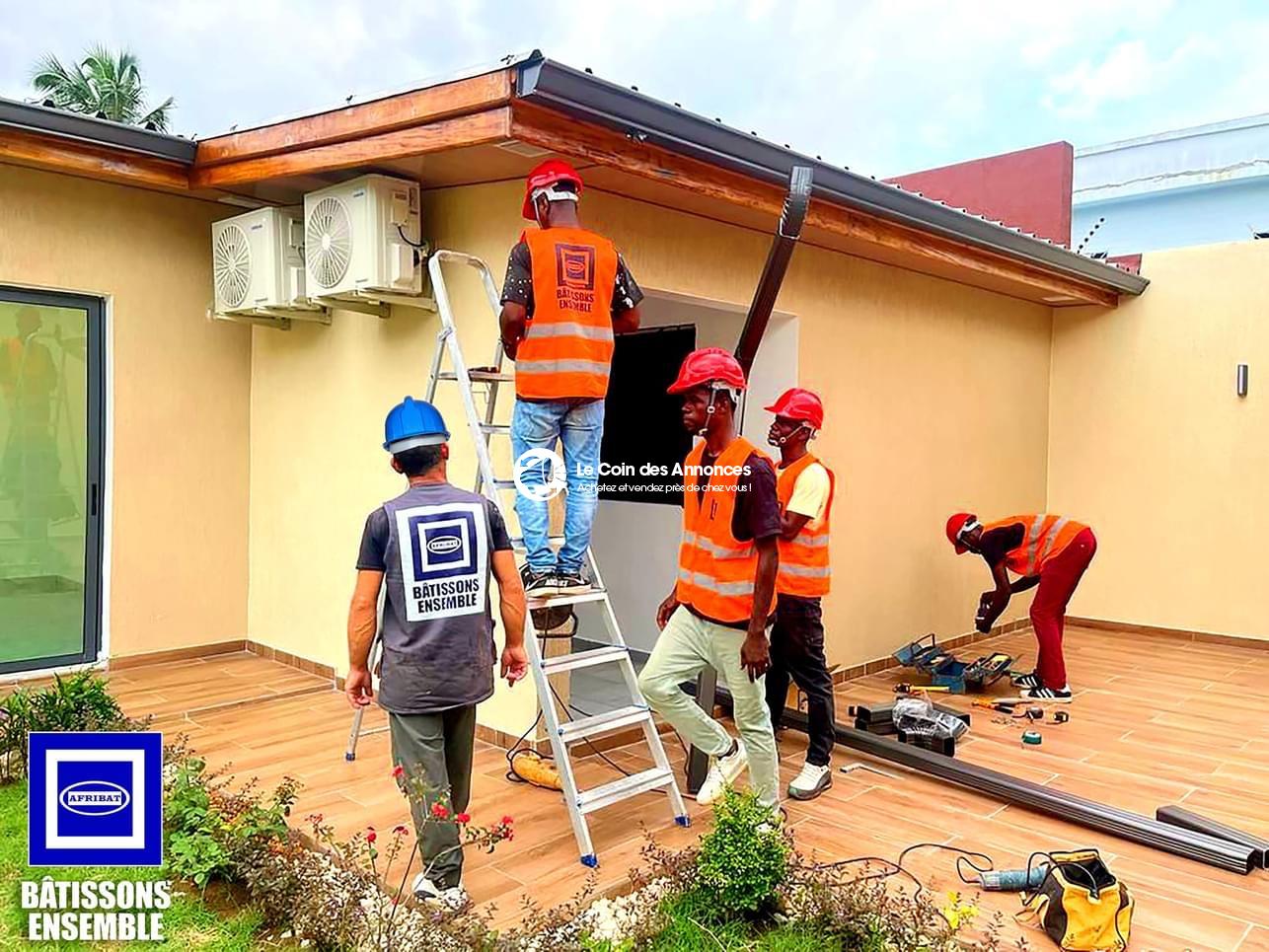 Gouttière en aluminium en Côte d’Ivoire